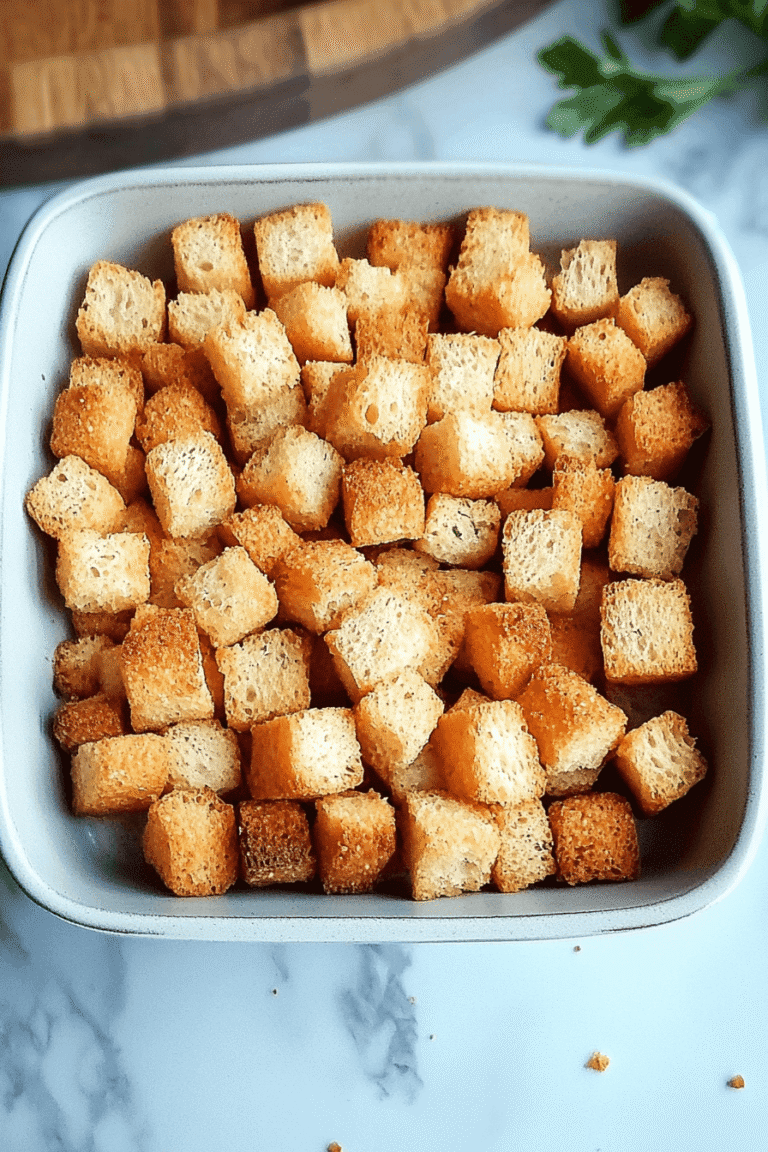 Crunchy Homemade Croutons2