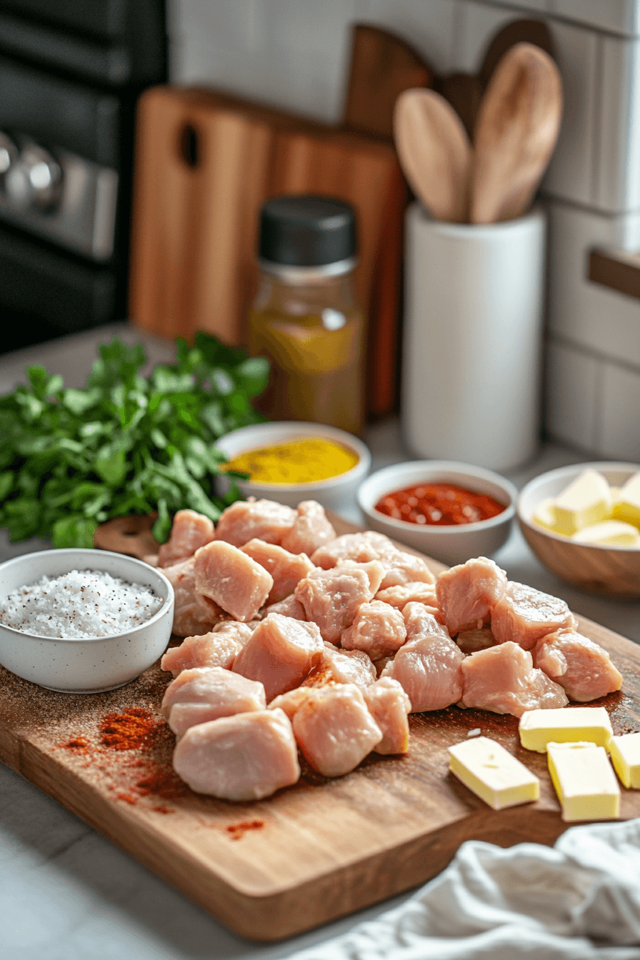 Crispy Baked Spicy Chicken Bites