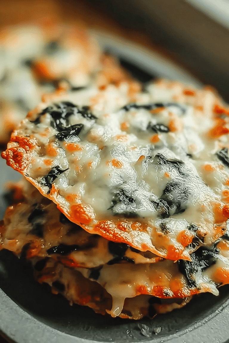 Spinach Dip Cheese Crisps 75.Png