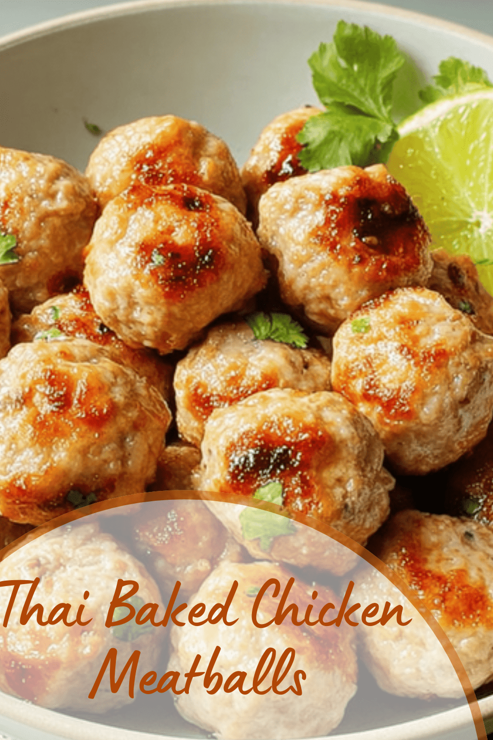 Thai Baked Chicken Meatballs