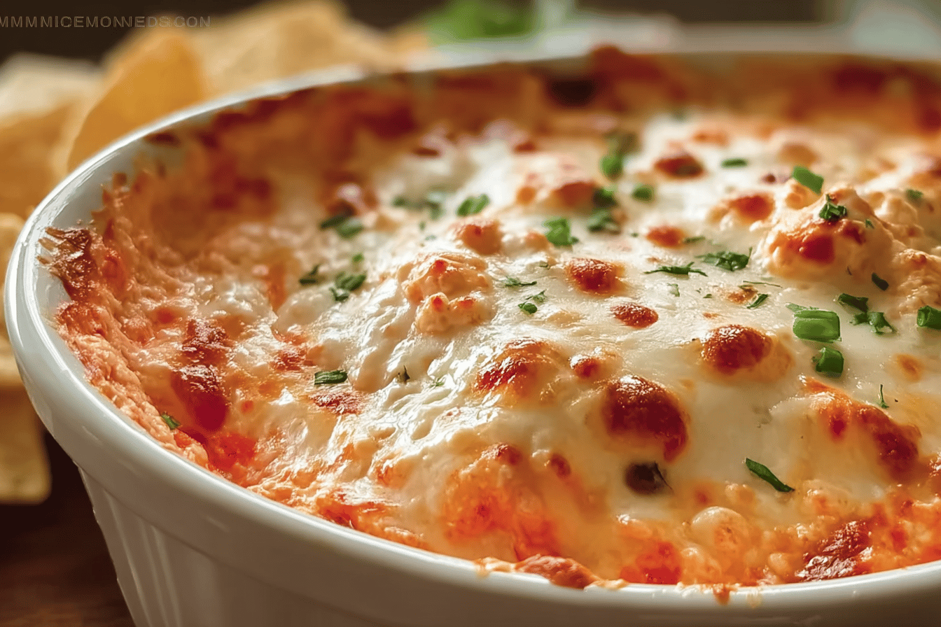 4 Cheese Hot Roasted Red Pepper Dip