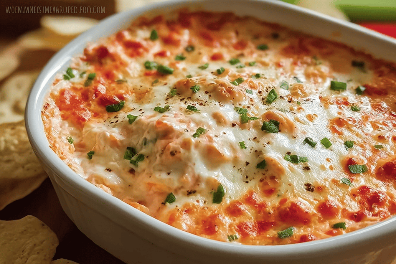 4 Cheese Hot Roasted Red Pepper Dip