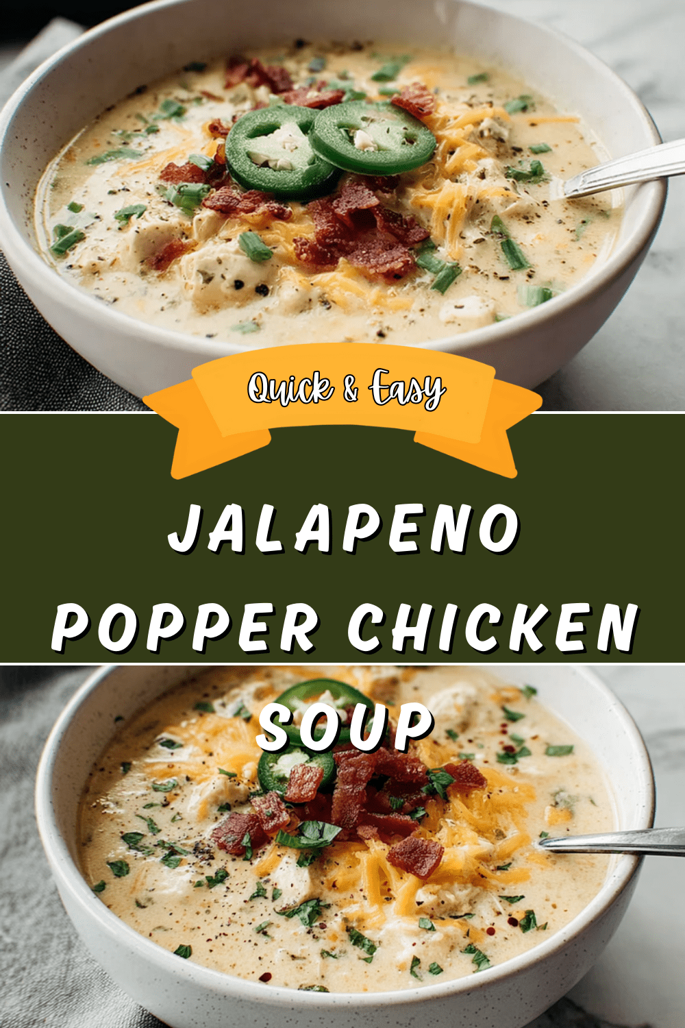 Jalapeno Popper Chicken Soup