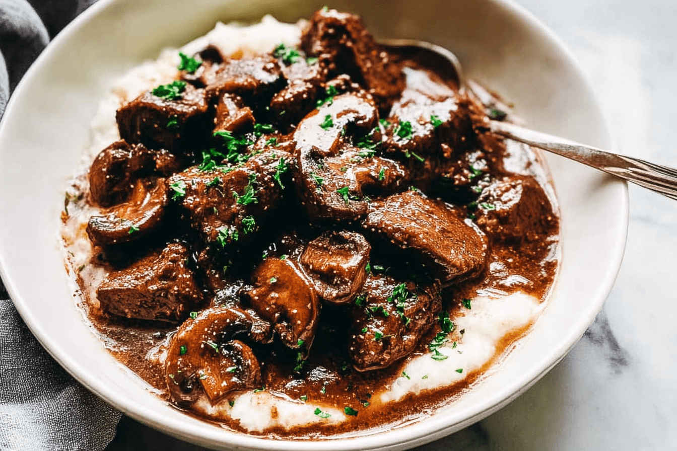 Slow Cooker Beef Tips