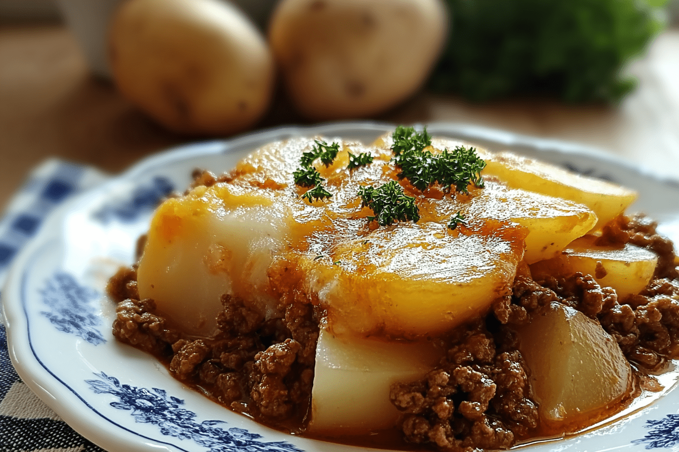 Ground Beef Potato Casserole